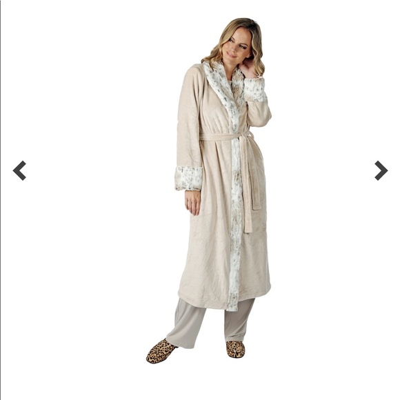 Guillaume soft micro mink long bathrobe